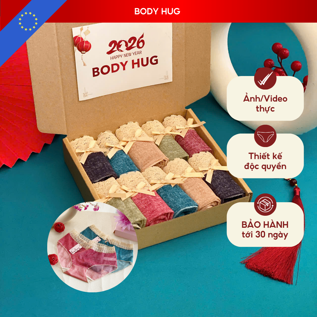 [BST CLASSIC] Quần Lót Nữ Ren Lụa Tơ Tằm Siêu Mỏng Nhẹ Thoáng Mịn ĐỘC QUYỀN BODY HUG