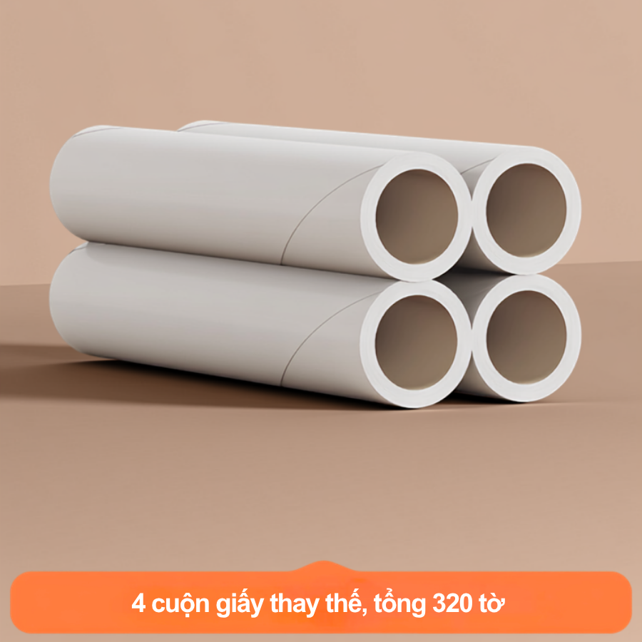 Combo 5 Cuộn Giấy Dính Dùng Cho Cây Lăn Bụi XiLi L7