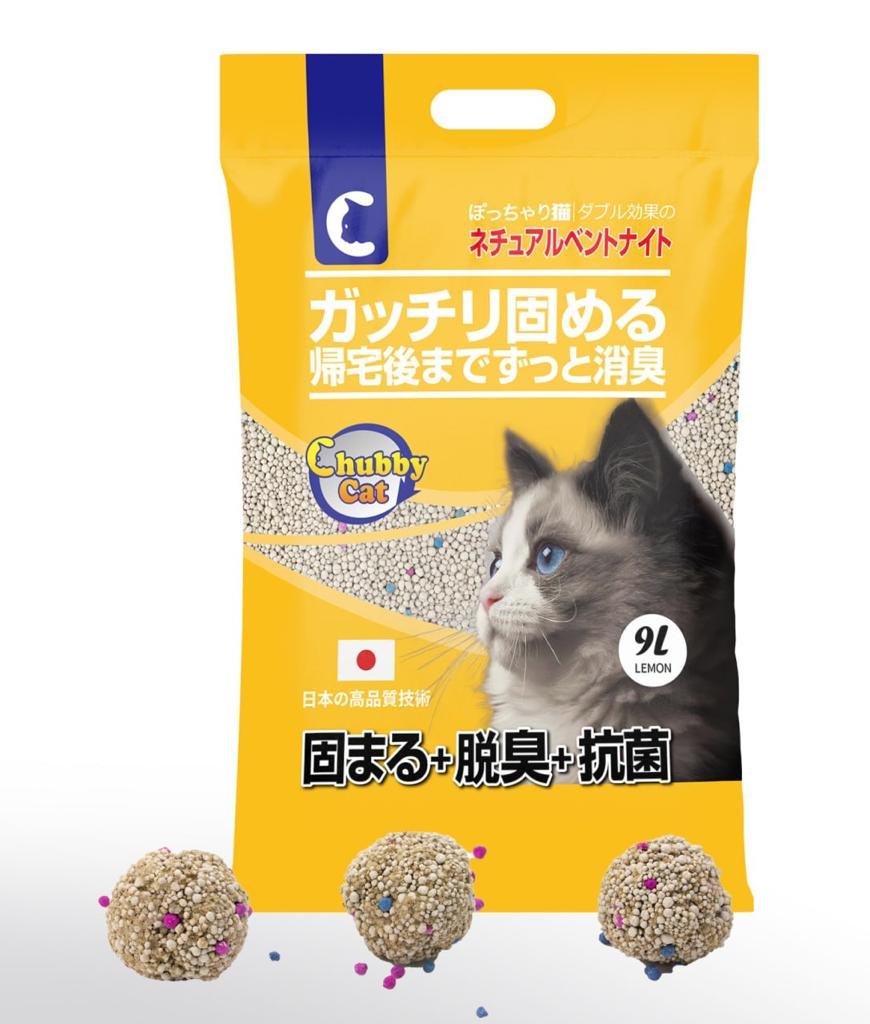 Cát vệ sinh Chubby Cat Bentonite Cat Litter túi 9L