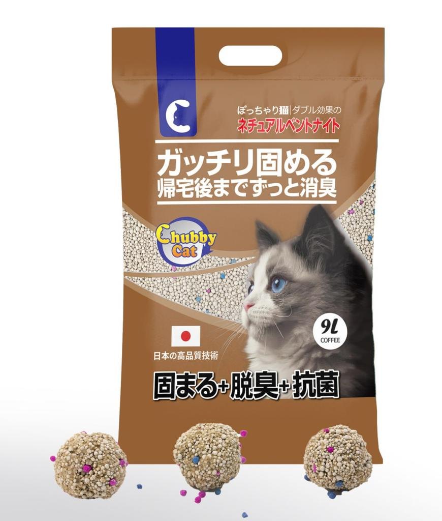 Cát vệ sinh Chubby Cat Bentonite Cat Litter túi 9L