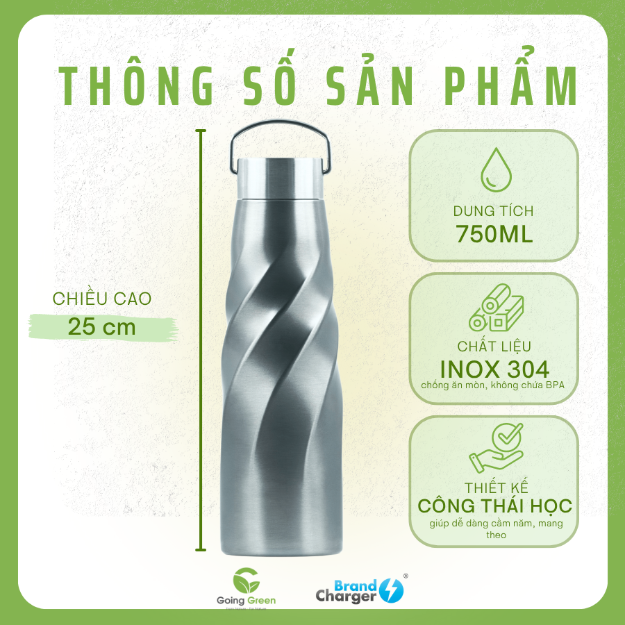 Bình giữ nhiệt BrandCharger Vita Eco XL