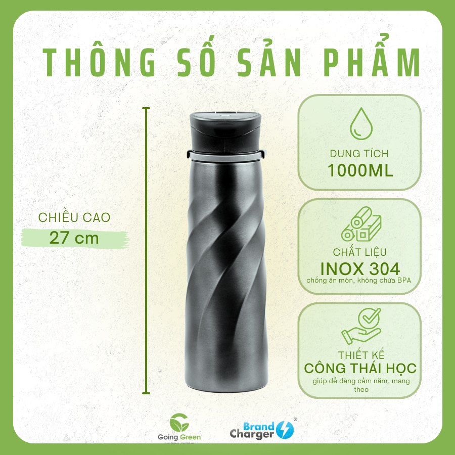 Bình nước thể thao BrandCharger Althetica