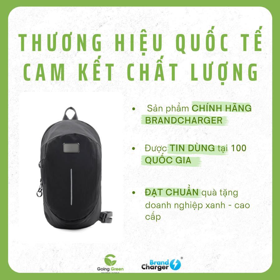 Balo mini chuyển đổi túi đeo chéo 2 trong 1 Brandcharger Shift
