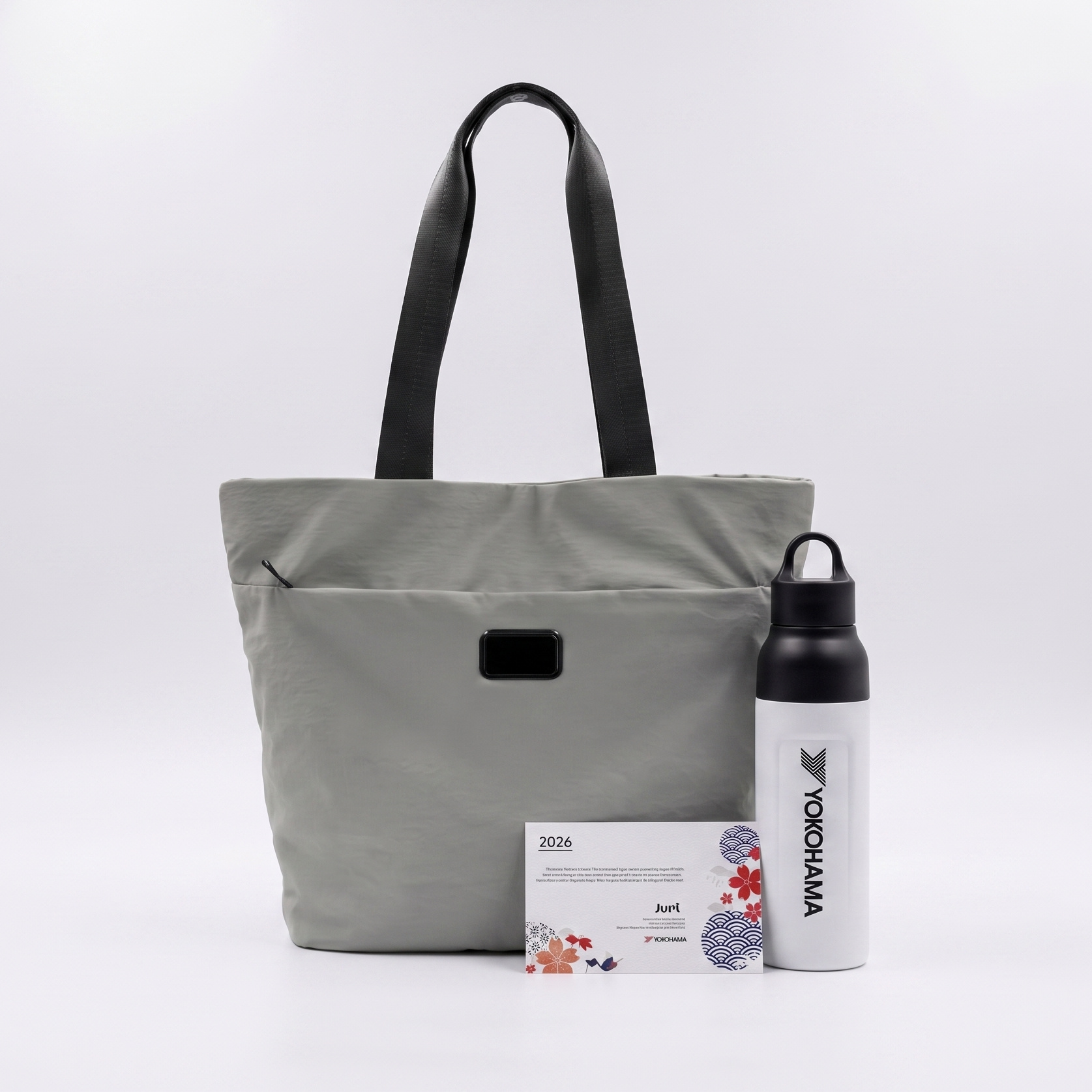 Bộ quà tặng tiện ích gồm 2 túi tote Terra và bình giữ nhiệt Posh Flo