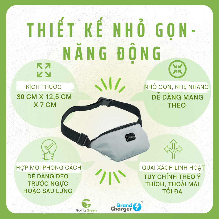 Túi đeo chéo Brandcharger Bumble
