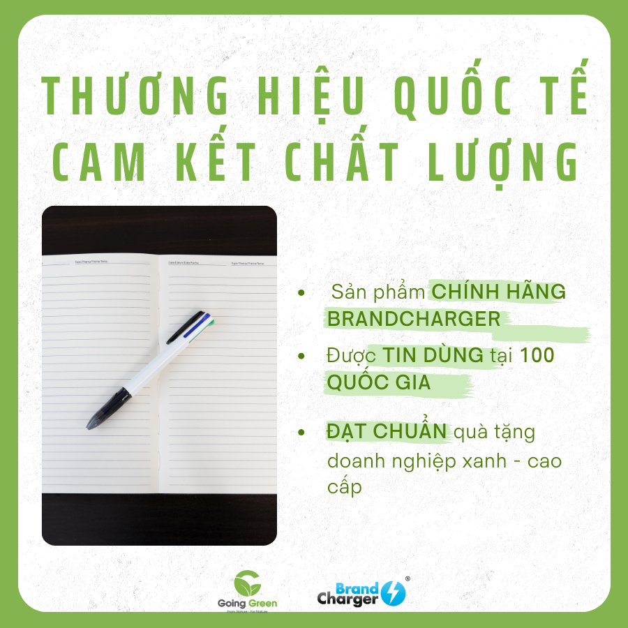 Bút nhựa tái chế BrandCharger QuadFlow