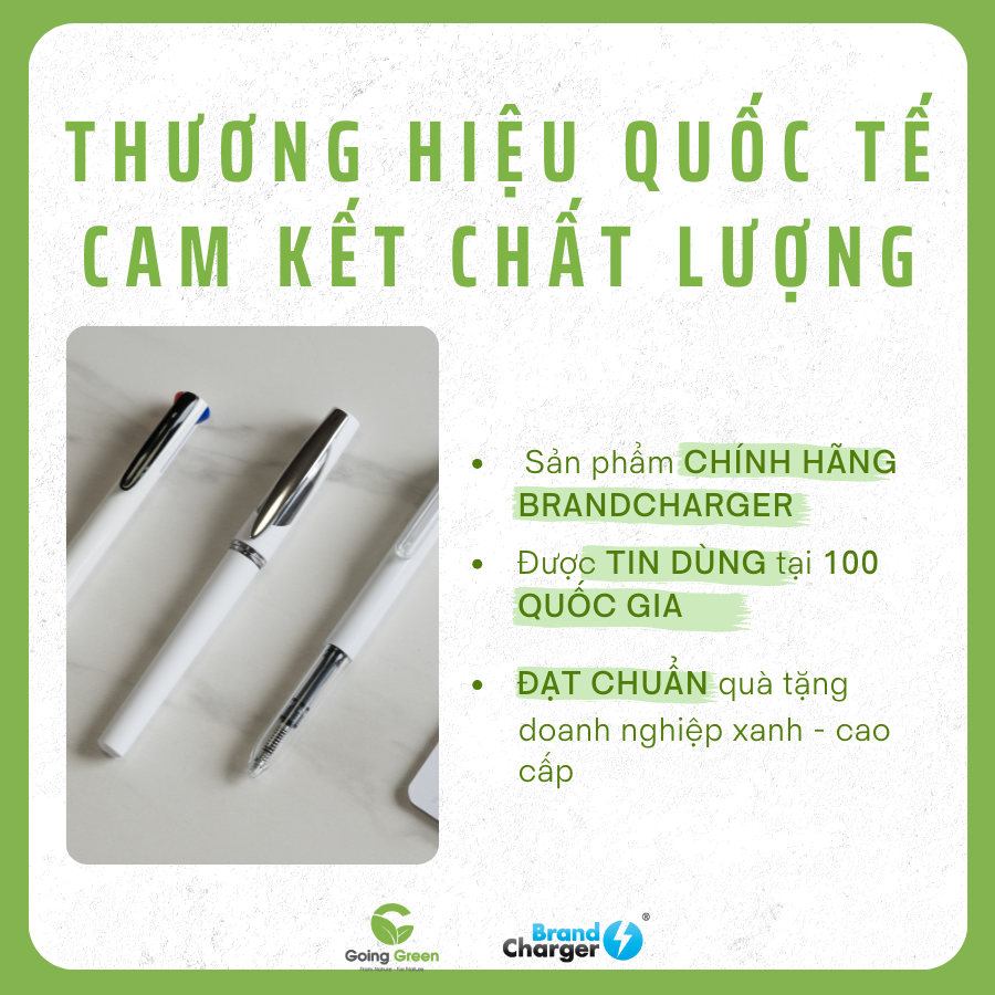 Bút Rollerball Serene Eco BrandCharger – ABS Tái Chế