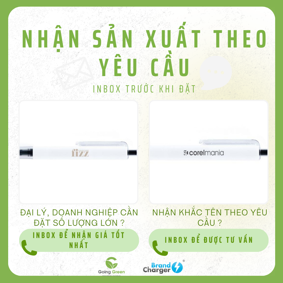 Bút Rollerball Serene Eco BrandCharger – ABS Tái Chế