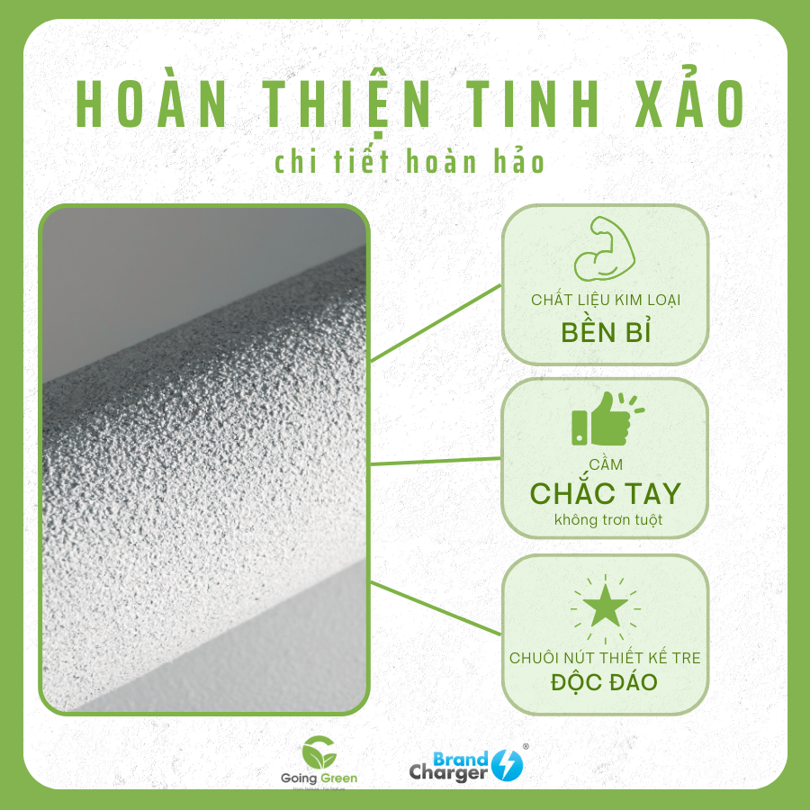 Bút Bi Glacia Eco BrandCharger từ Nhôm Tái Chế