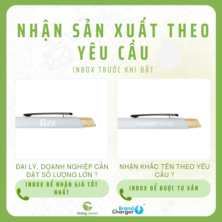 Bút Bi Glacia Eco BrandCharger từ Nhôm Tái Chế
