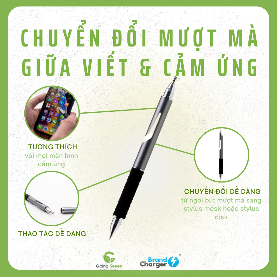 Bút cảm ứng BrandCharger Styllo 2