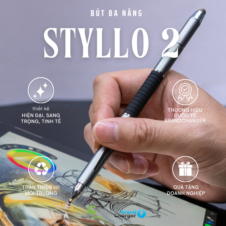 Bút cảm ứng BrandCharger Styllo 2
