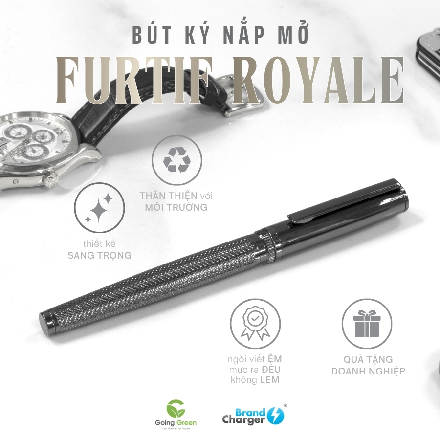 Bút ký kim loại sang trọng BrandCharger Furtif Royale