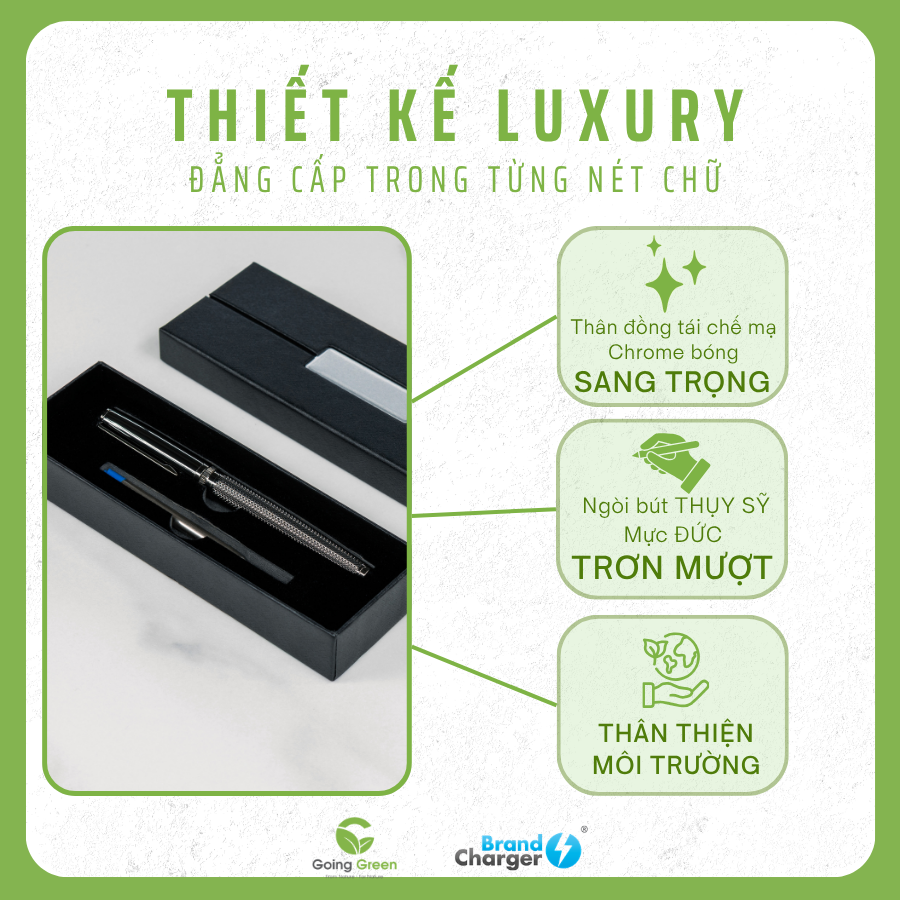 Bút ký kim loại sang trọng BrandCharger Furtif Royale
