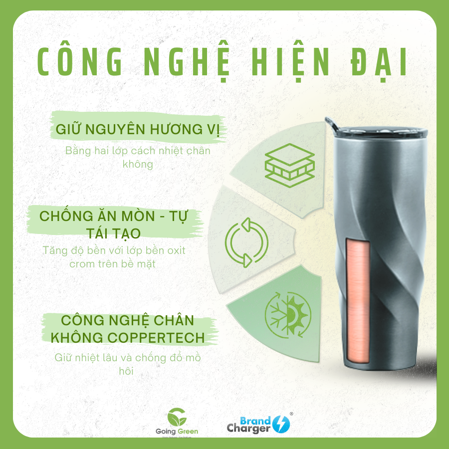 Ly giữ nhiệt BrandCharger Calix XL