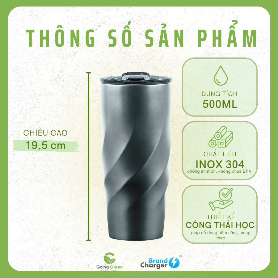 Ly giữ nhiệt BrandCharger Calix XL