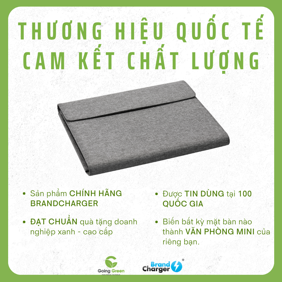 Cặp đựng laptop kèm phụ kiện BrandCharger Noty Folio