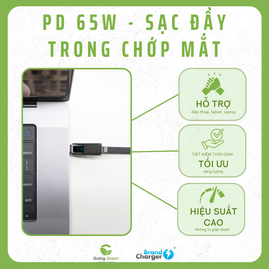 Cáp sạc BrandCharger Thor Eco