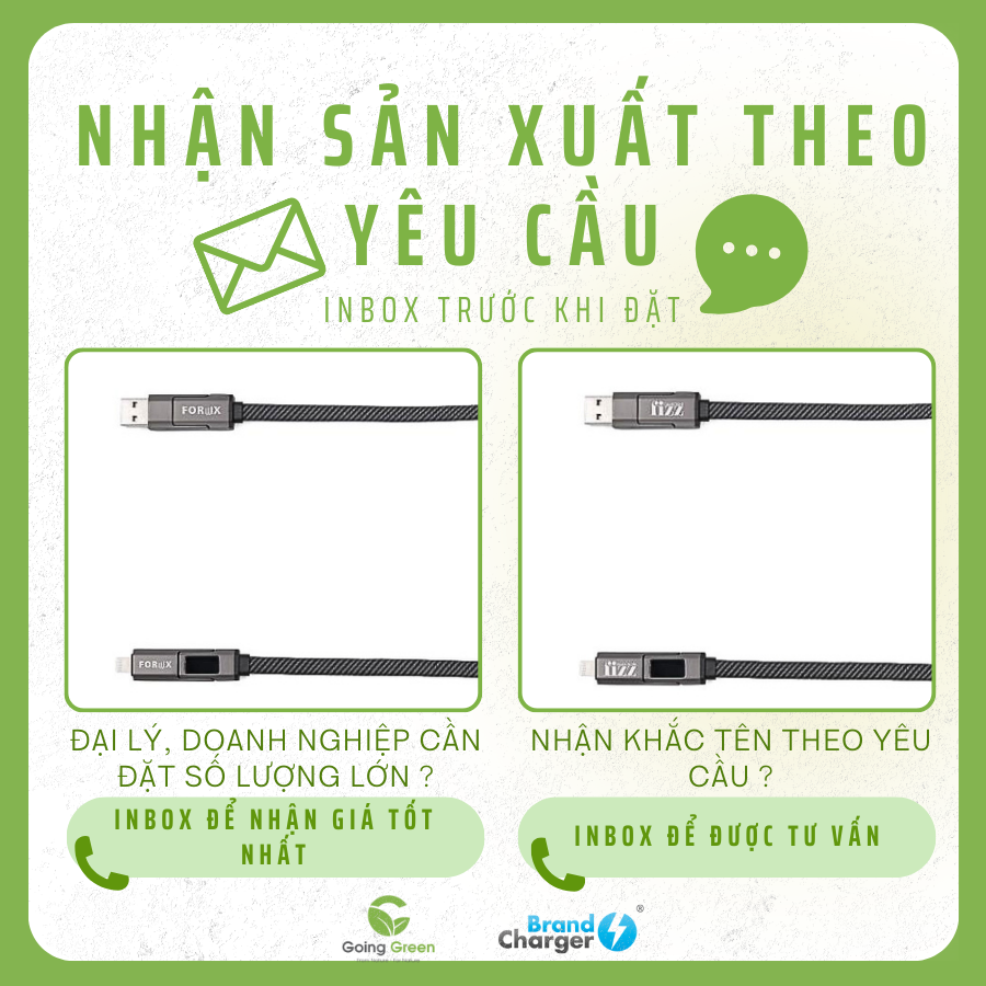 Cáp sạc BrandCharger Thor Eco