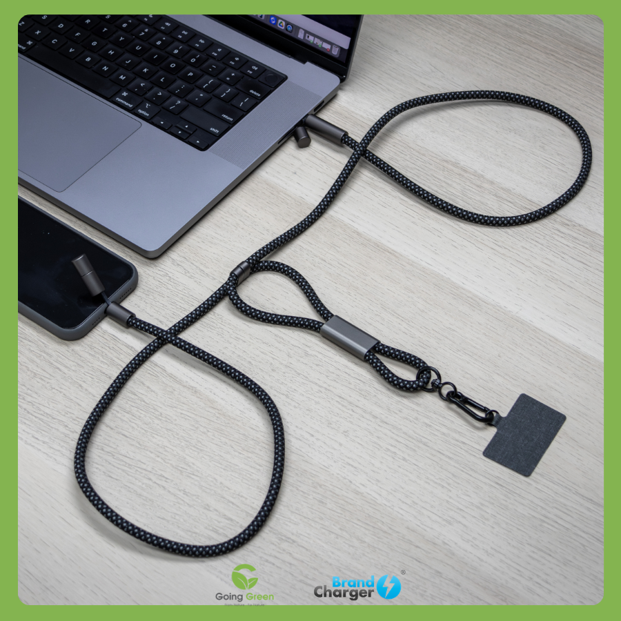 Dây đeo điện thoại tích hợp cổng sạc BrandCharger Lany Charge Eco