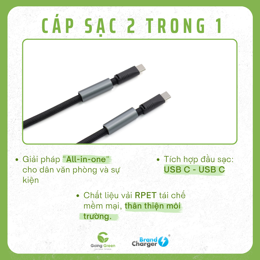 Dây đeo điện thoại tích hợp cổng sạc BrandCharger Lany Charge Lite
