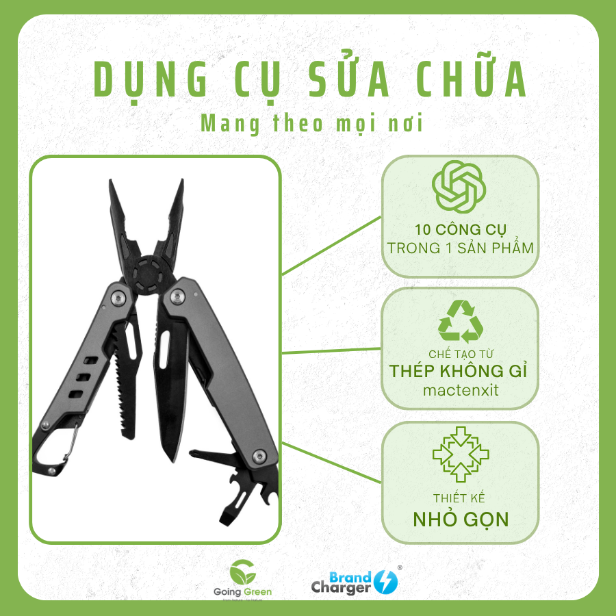 Dụng cụ du lịch, dã ngoại đa năng BrandCharger Ranger
