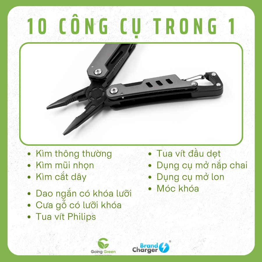 Dụng cụ du lịch, dã ngoại đa năng BrandCharger Ranger