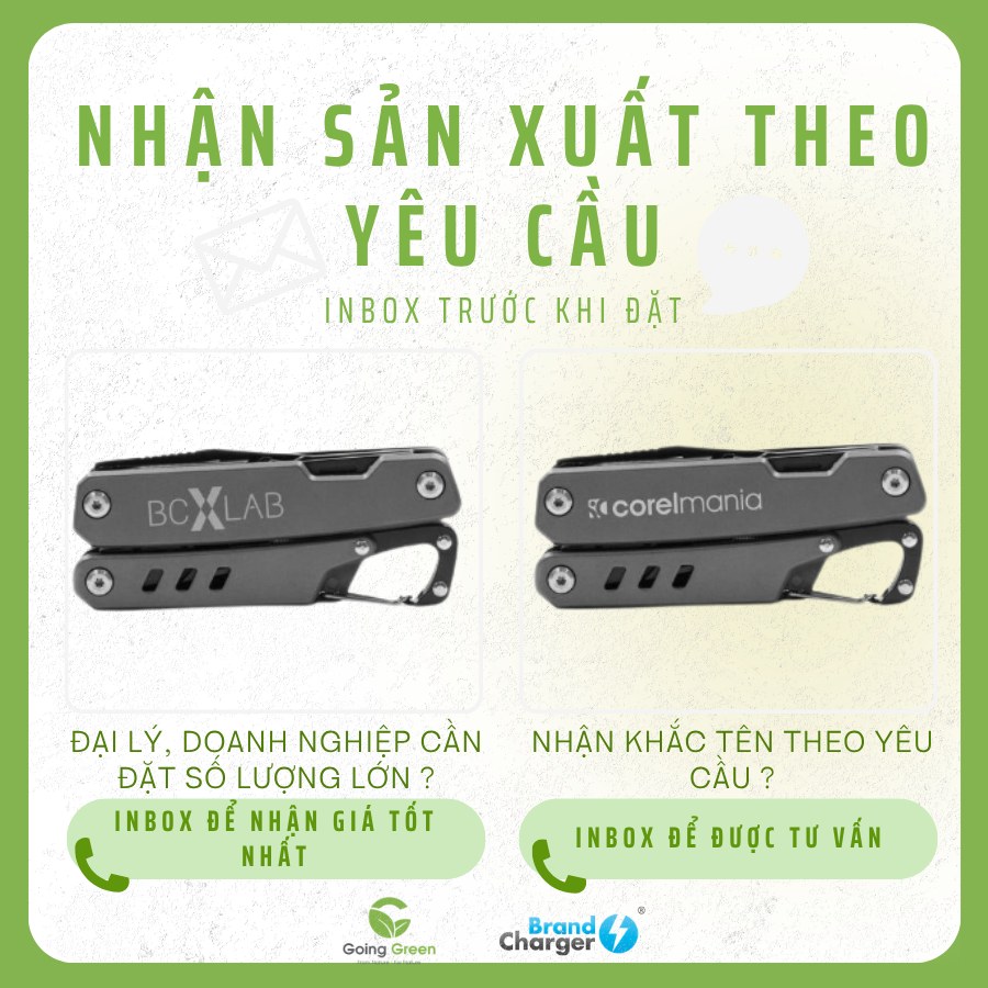 Dụng cụ du lịch, dã ngoại đa năng BrandCharger Ranger