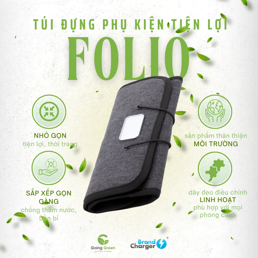 Túi xếp tiện lợi Brandcharger Folio