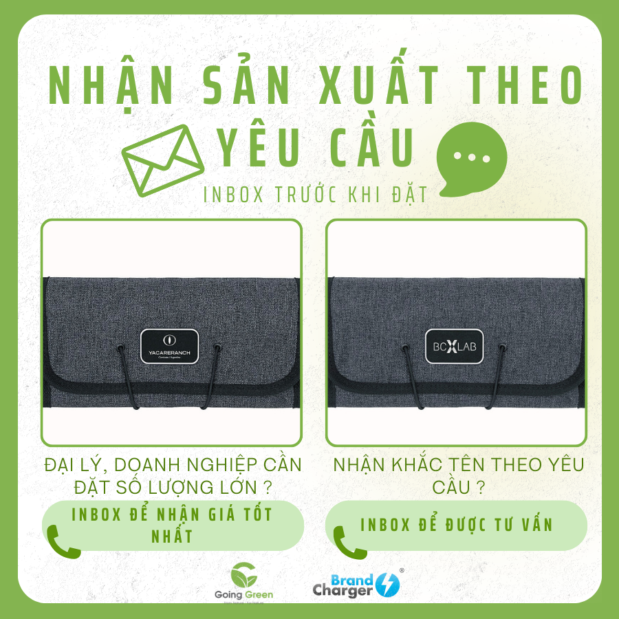 Túi xếp tiện lợi Brandcharger Folio