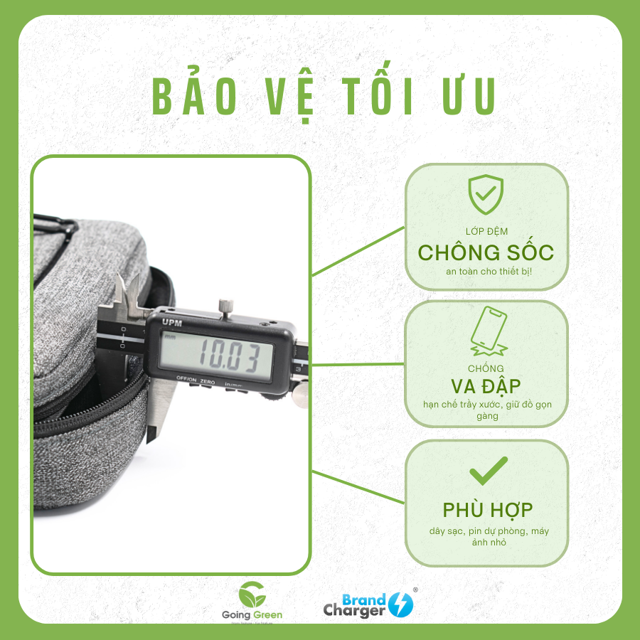Túi tiện lợi có vách ngăn Brandcharger Folio Pro