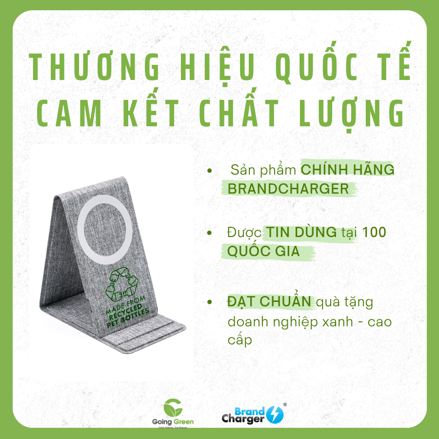 Giá đỡ điện thoại Brancharger có chức năng sạc cảm ứng Ascend Charge Eco