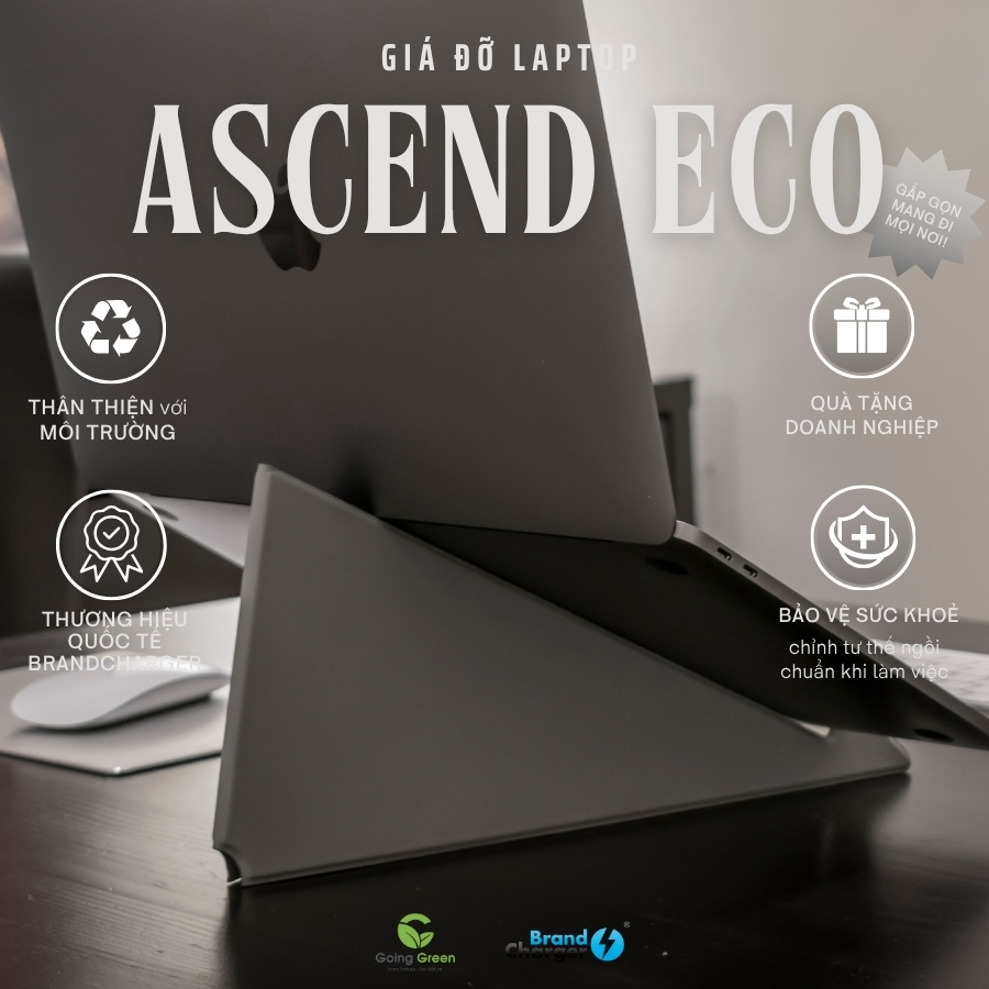 Giá đỡ laptop BrandCharger Ascend Eco