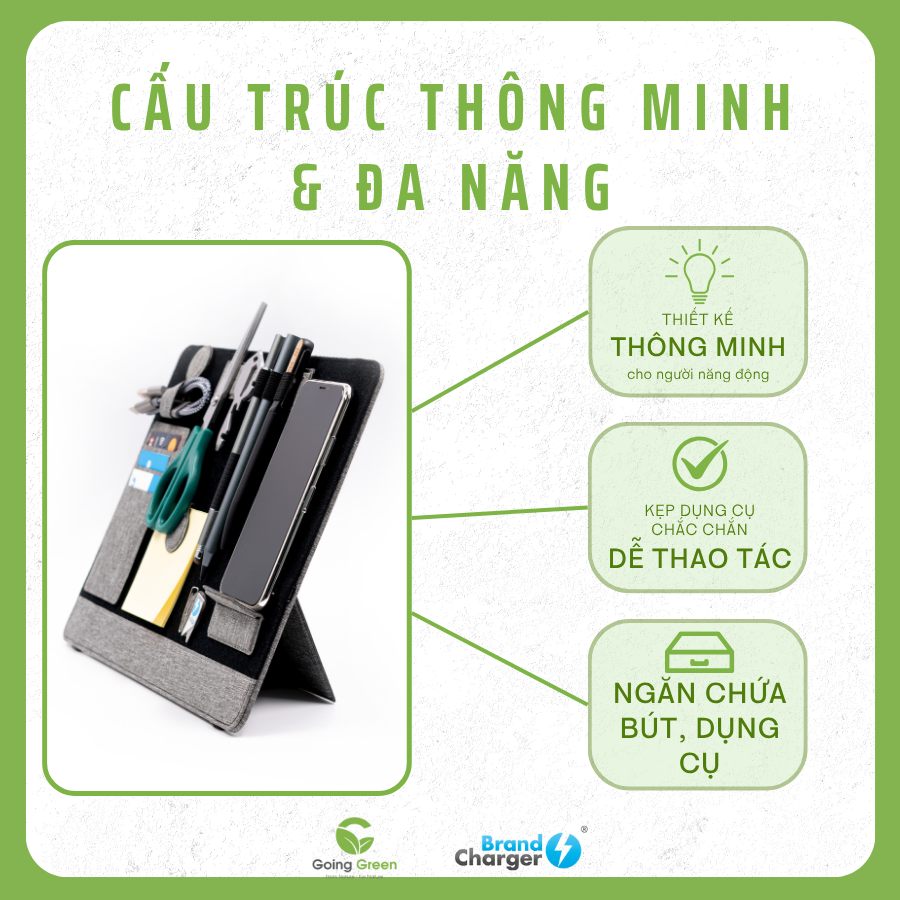 Giá đỡ laptop và phụ kiện BrandCharger Clipboard Pro Eco