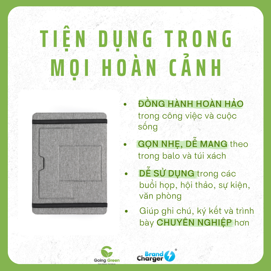 Giá đỡ laptop và phụ kiện BrandCharger Clipboard Pro Eco