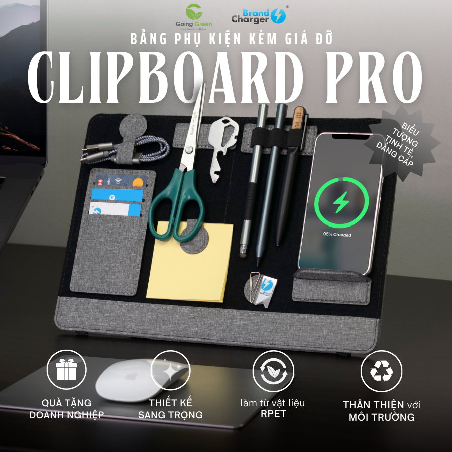 Giá đỡ laptop và phụ kiện BrandCharger Clipboard Pro Eco