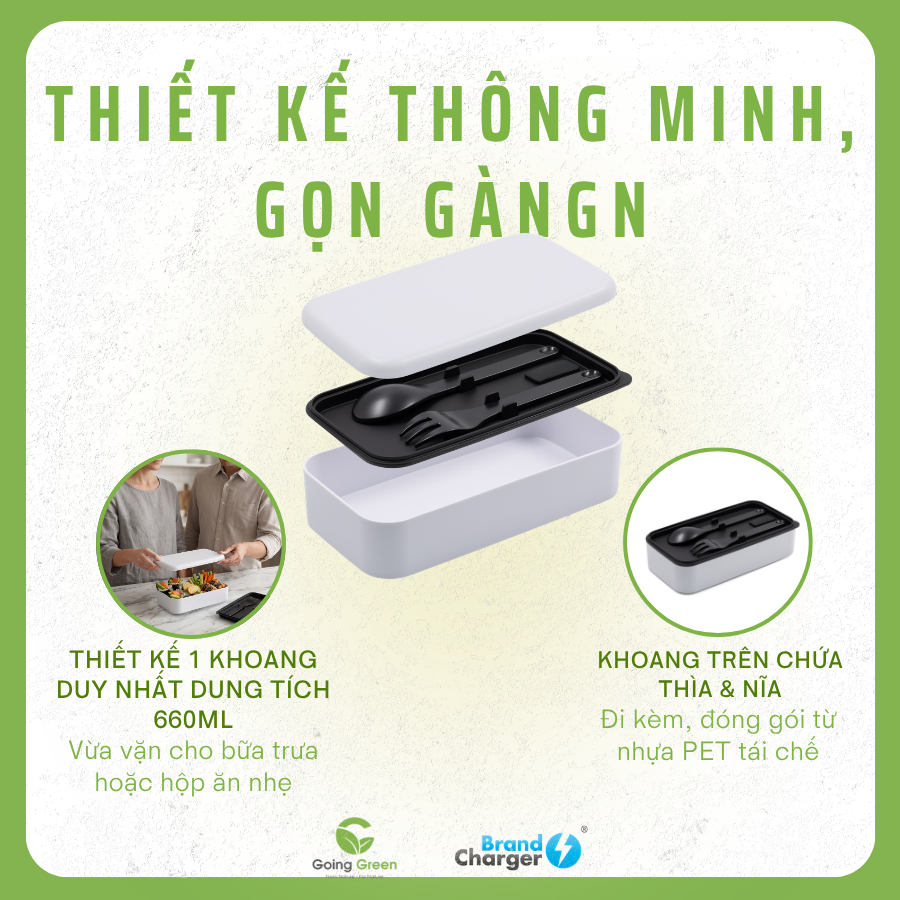 Hộp đựng cơm cao cấp BrandCharger Posh Bento