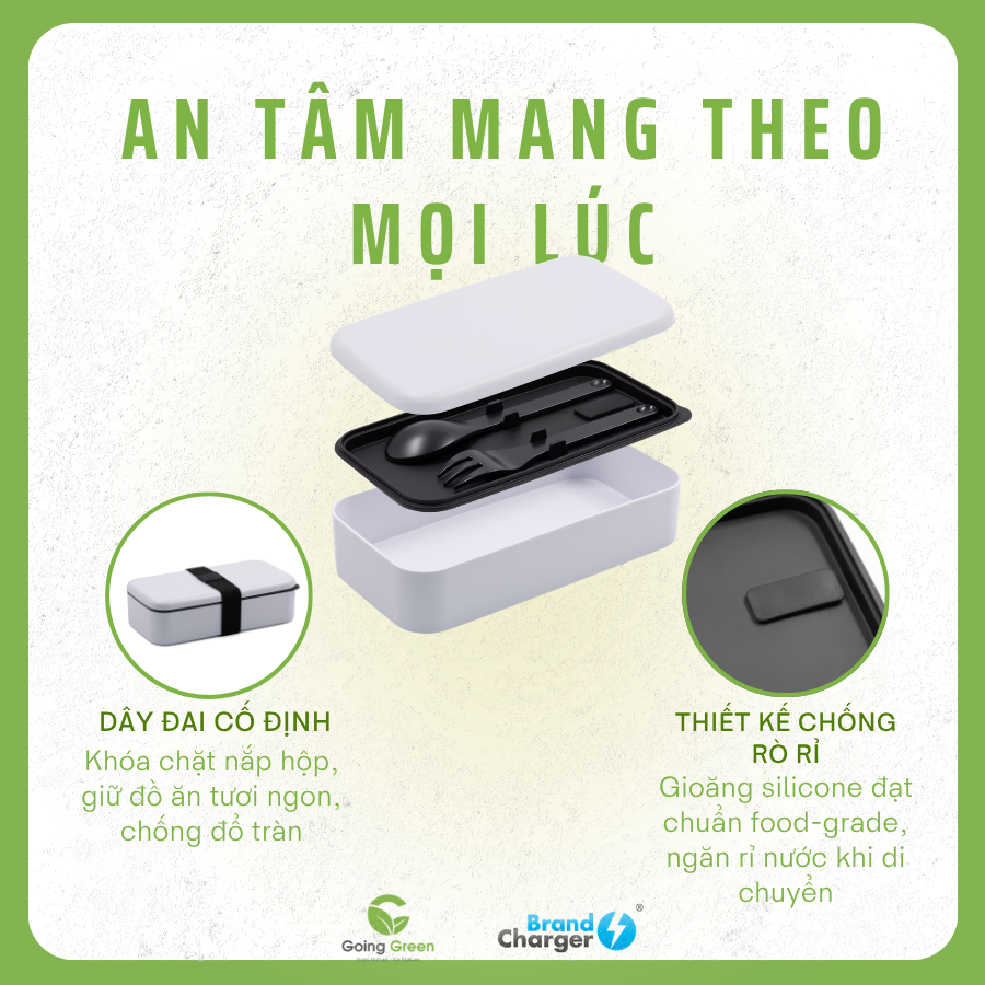 Hộp đựng cơm cao cấp BrandCharger Posh Bento