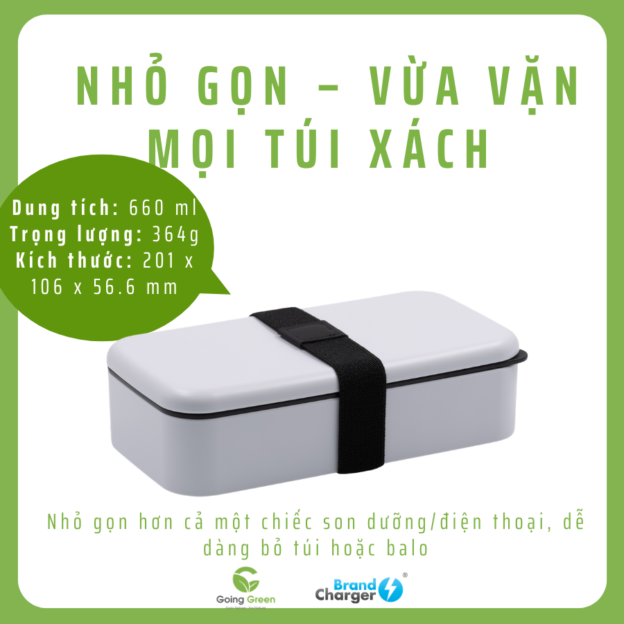 Hộp đựng cơm cao cấp BrandCharger Posh Bento