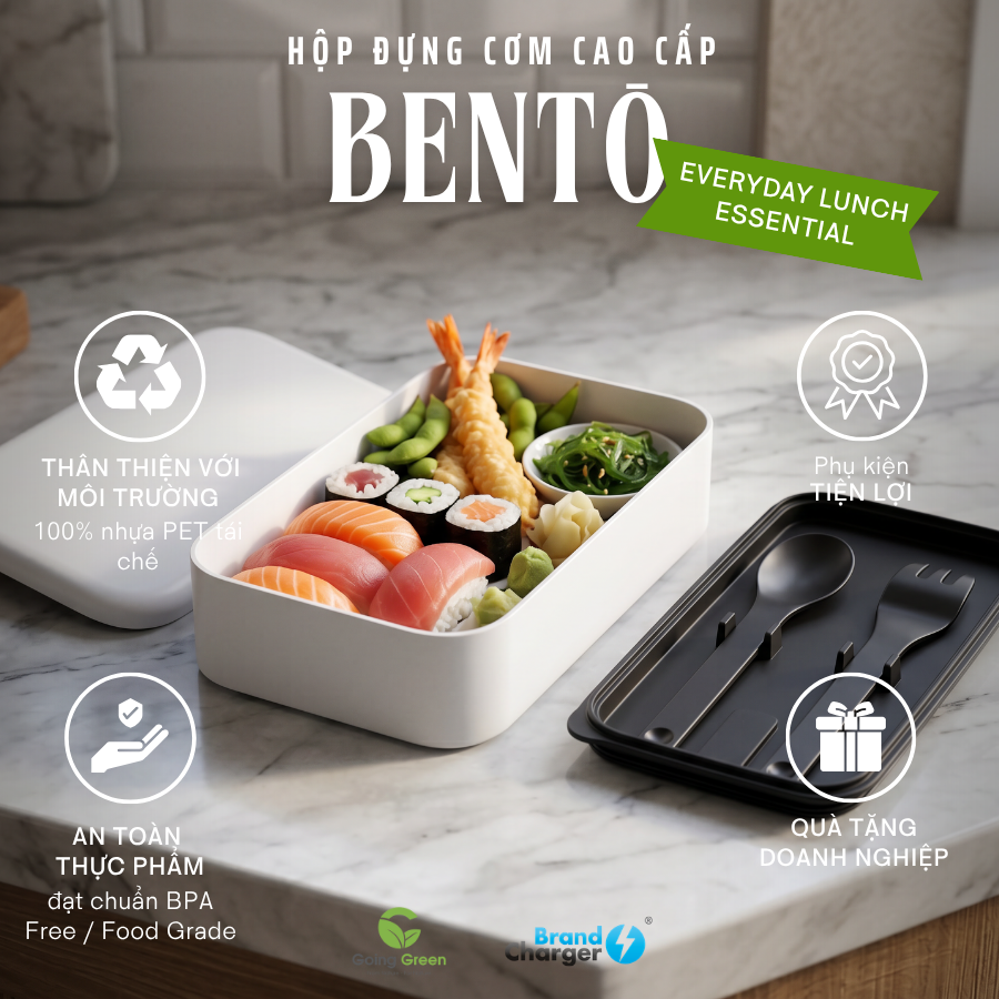 Hộp đựng cơm cao cấp BrandCharger Posh Bento