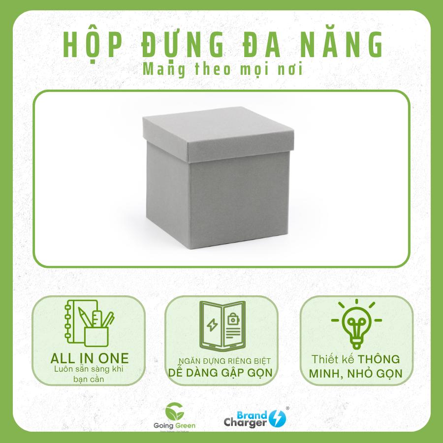 Hộp đựng đồ dùng văn phòng BrandCharger Evocube