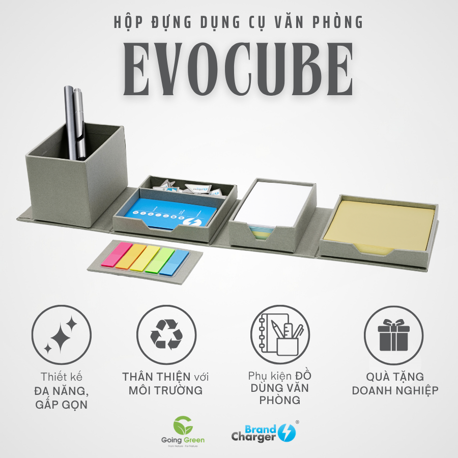 Hộp đựng đồ dùng văn phòng BrandCharger Evocube