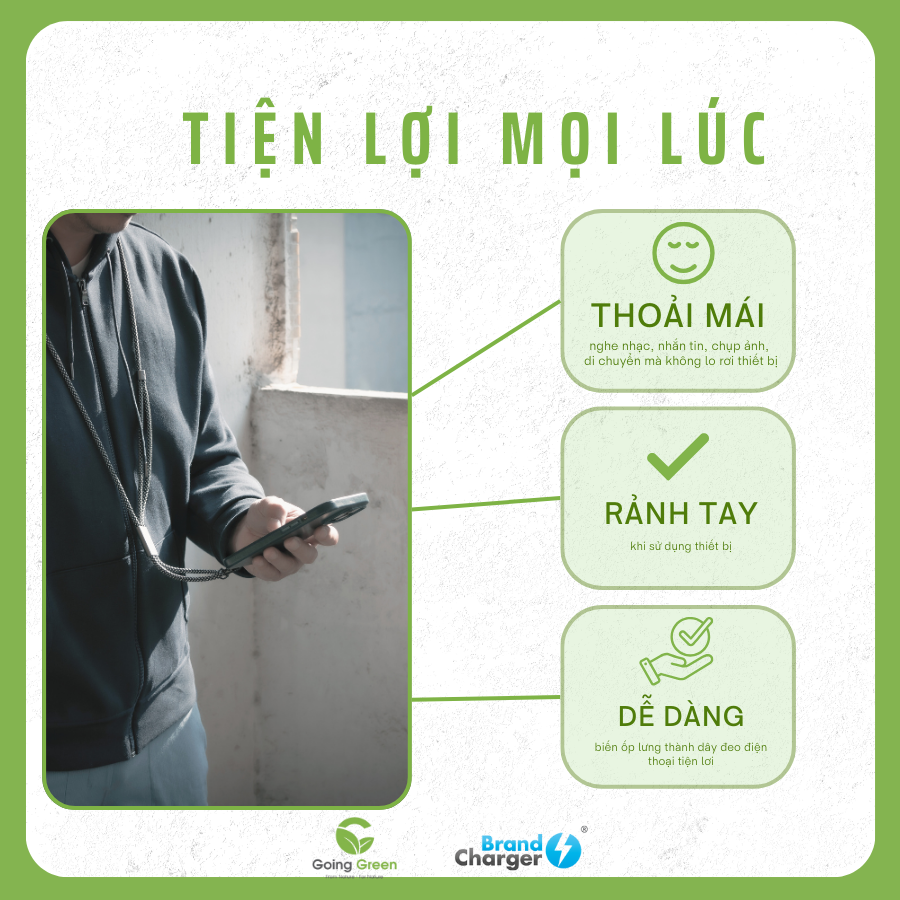 Dây treo điện thoại Brandcharger Lany Eco