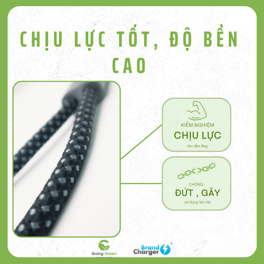 Dây đeo điện thoại kèm cap sạc Lany Wristband Charge