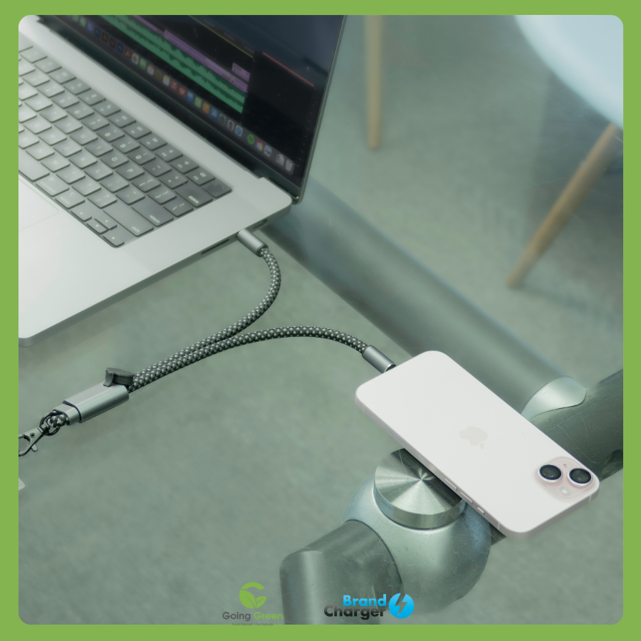 Dây đeo điện thoại kèm cap sạc Lany Wristband Charge