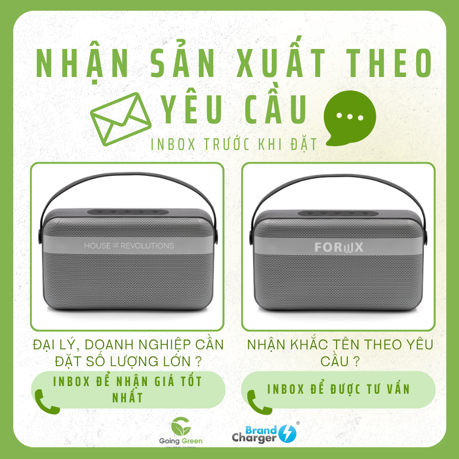 Loa bluetooth xách tay Brandcharger Nano Beast