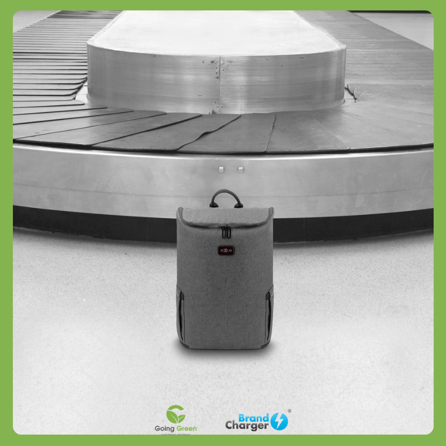 Balo Laptop Du Lịch Marco Polo Eco BrandCharger – Tái Chế, 2 Trong 1, Chống Trộm