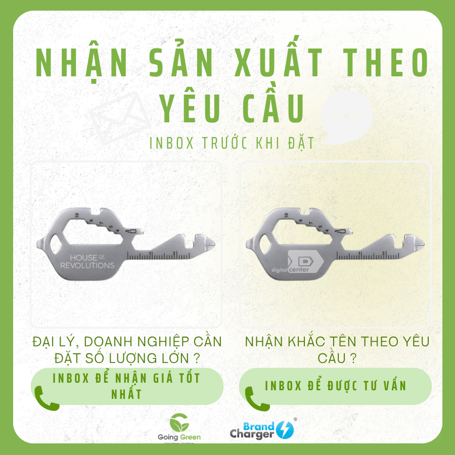 Móc khóa đa năng BrandCharger Kee