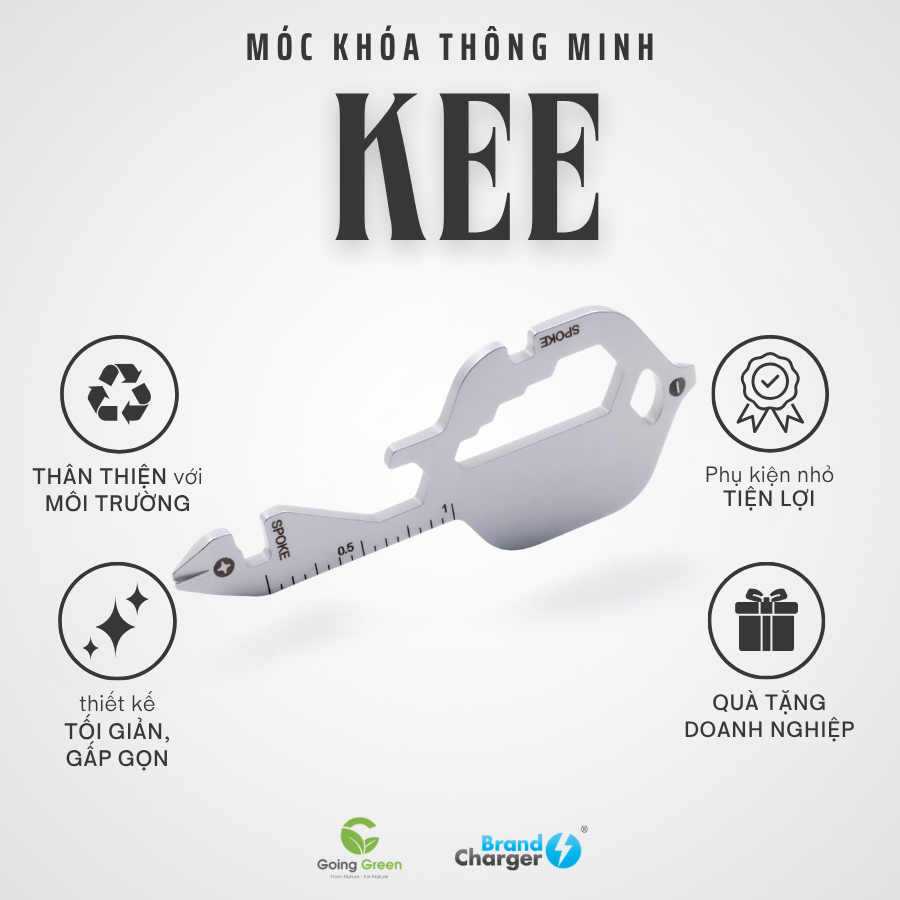 Móc khóa đa năng BrandCharger Kee
