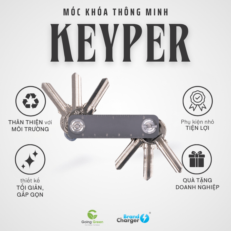 Móc khóa đa năng BrandCharger Keyper